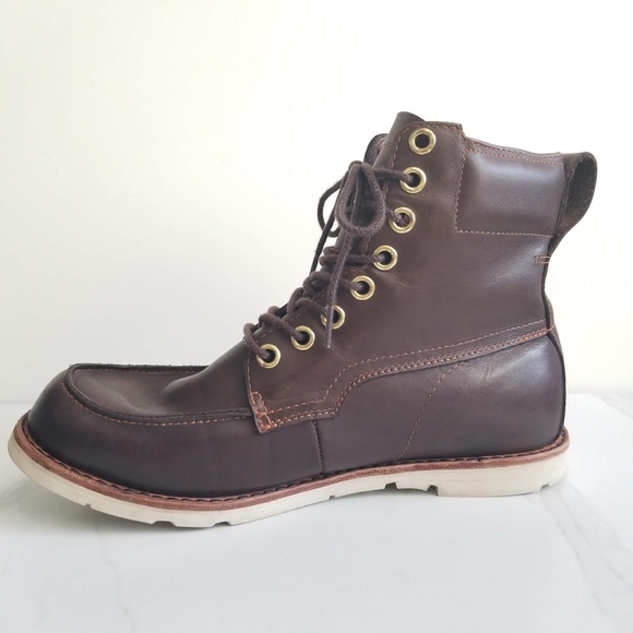 Timberland | Shoes | Timberland Earthkeepers Waterproof Boots Brown Leather  Moc Toe 7463 Mens Shoes | Poshmark